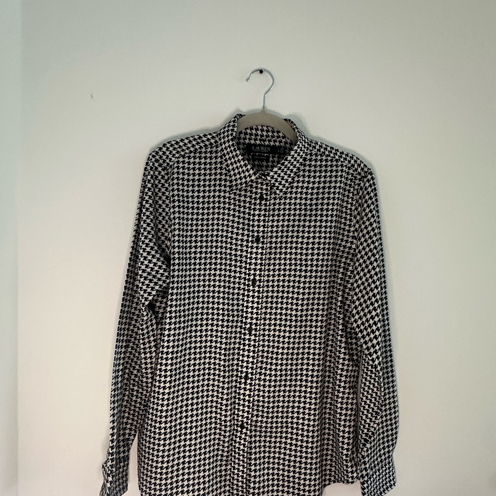 Ralph Lauren Houndstooth Button Down Shirt
